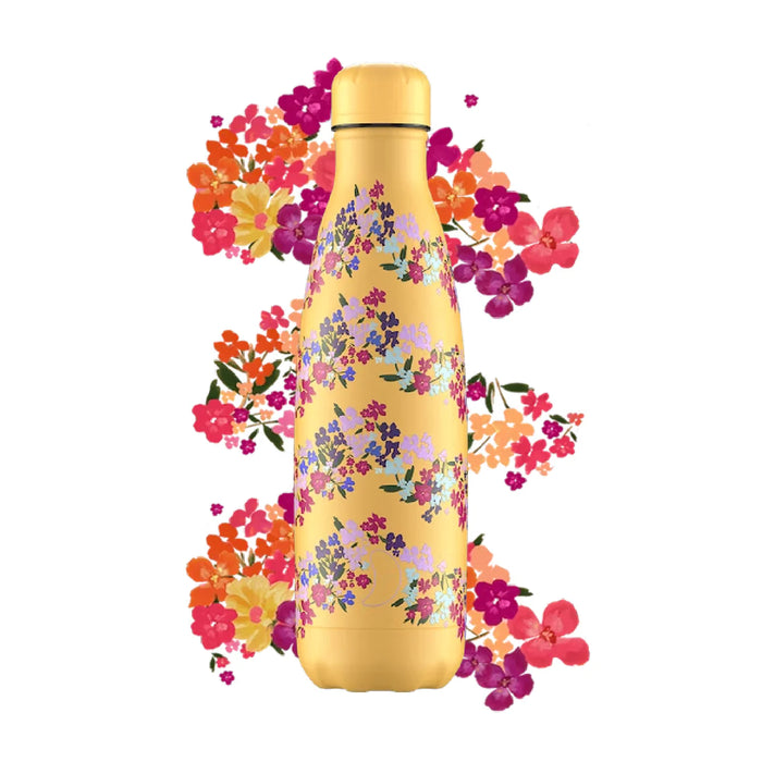 Chilly's Water Bottle 500ml - Floral Zig Zag Ditsy