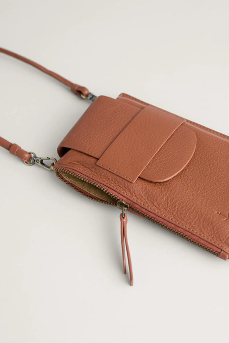 Seasalt Kelsey Leather Phone Wallet - Tan