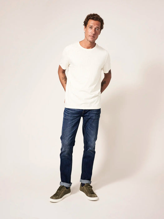 White Stuff Men's Mid Denim Harwood Straight Jean