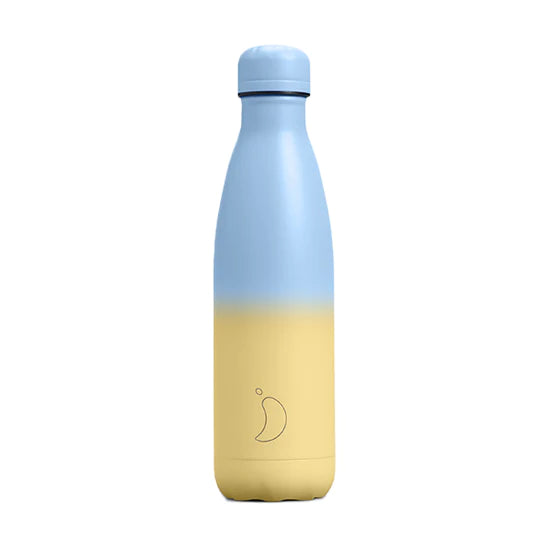 Chilly's Vacuum Insulated Stainless Steel Water Bottle 500ml - Gradient Sky