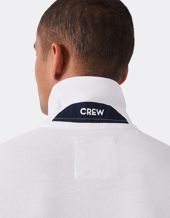 Crew Clothing Mens Classic Pique Polo White