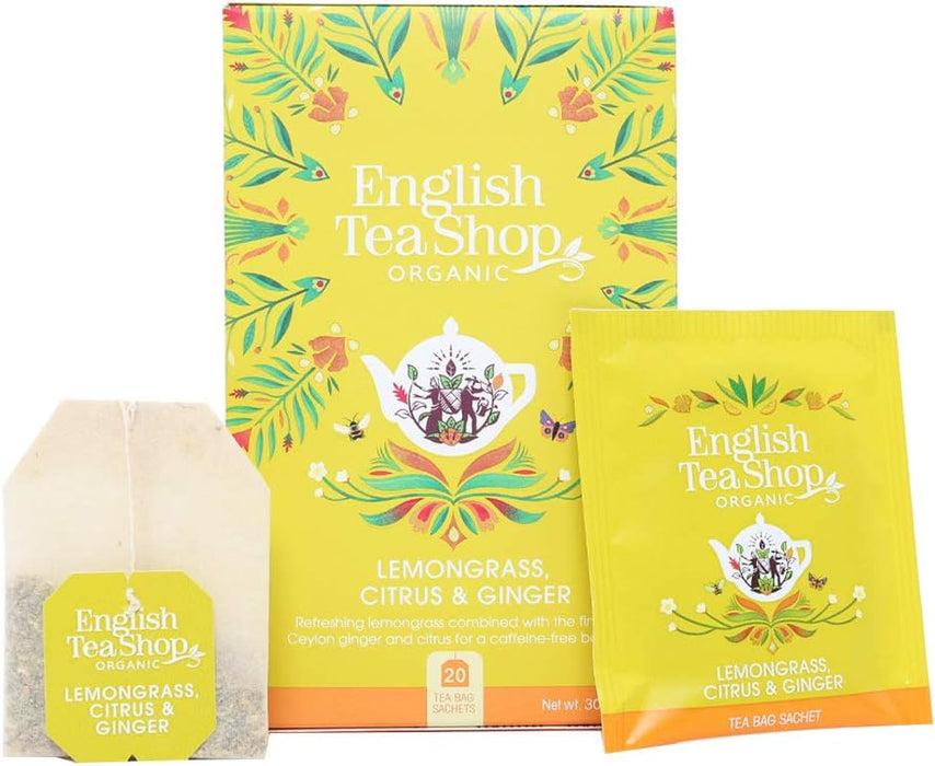 English Tea Shop Lemongrass Citrus & Ginger Pack of 20