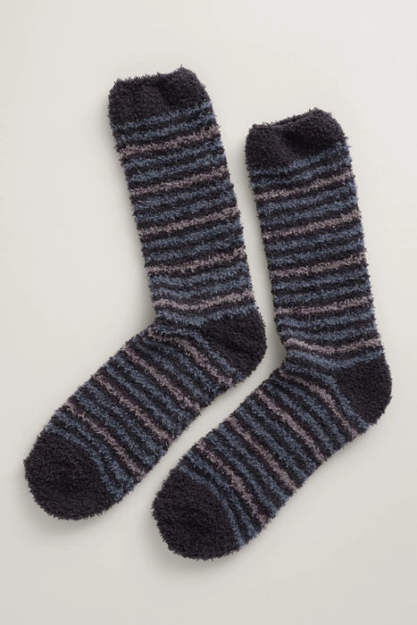 Seasalt Men's Hew Inkwell Fluffies Socks Short