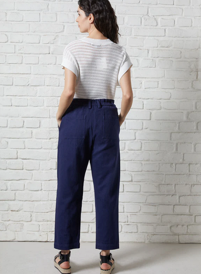 Great Plains Women's Summer Navy Day Cotton Trousers