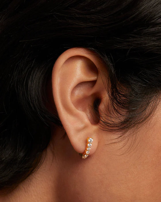 PDPAOLA Rise Earrings Gold
