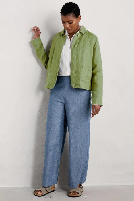 Seasalt Women's Arame Linen Jacket - Dill