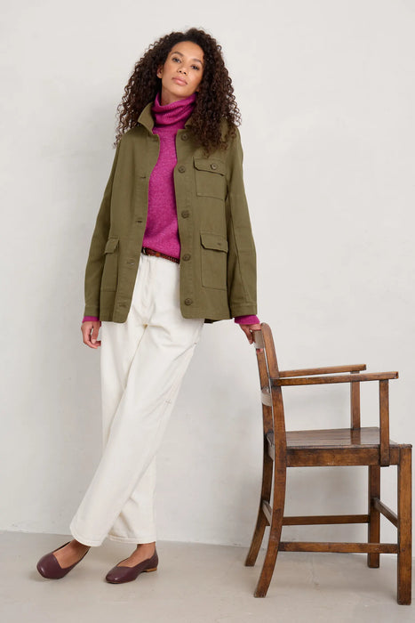 Seasalt Women's Far Horizon Organic Cotton Jacket - Laurel