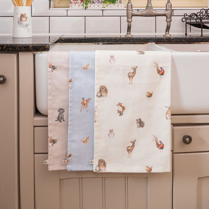 Wrendale 'A Dog's Life' Dog Tea Towel