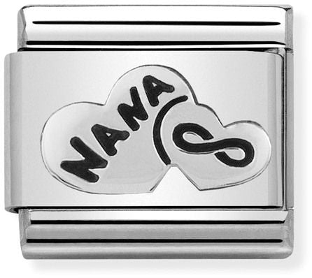 Nomination Classic Silver Silver Oxidised Symbols Nana Charm