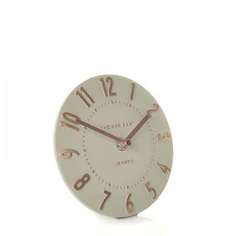 Thomas Kent 6" Mulberry Rose Gold Mantel Clock