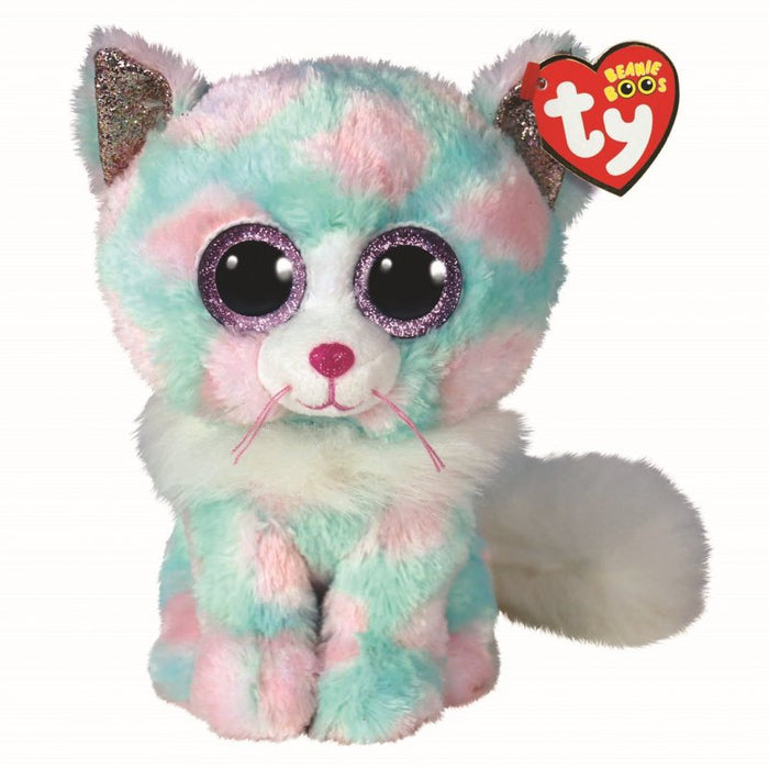 TY Beanie Opal the Cat Pastel