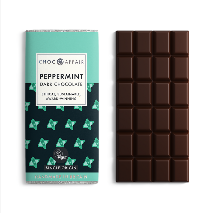 Choc Affair Peppermint Dark Chocolate Bars