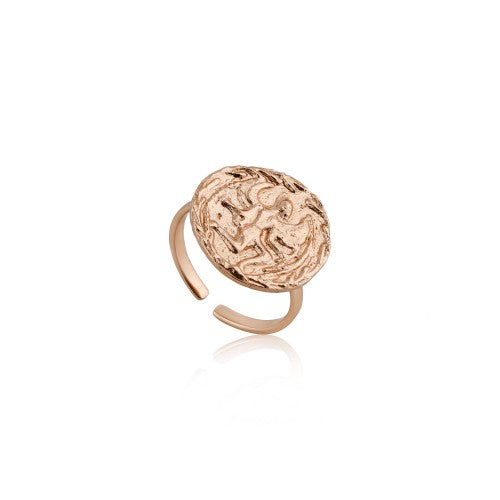 Ania Haie Boreas Adjustable Rose Gold Ring - Maple Stores