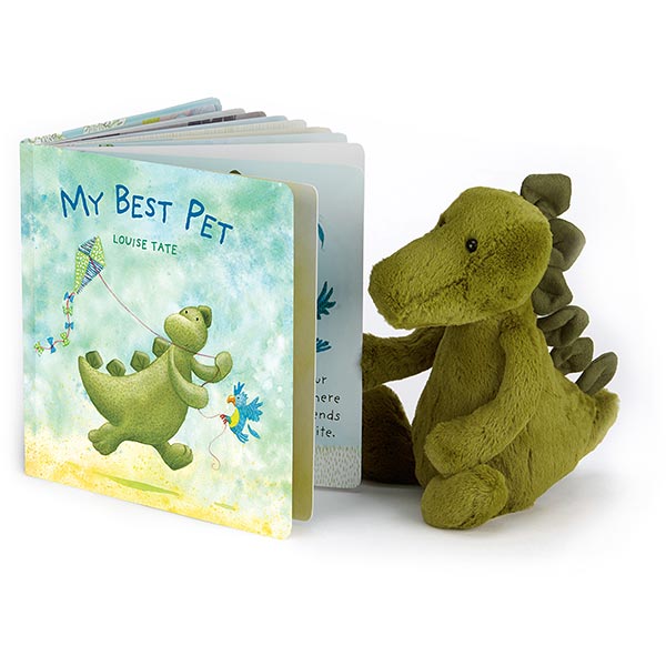 jellycat my best pet book and dinosaur soft toy gift babies children buy online at maple