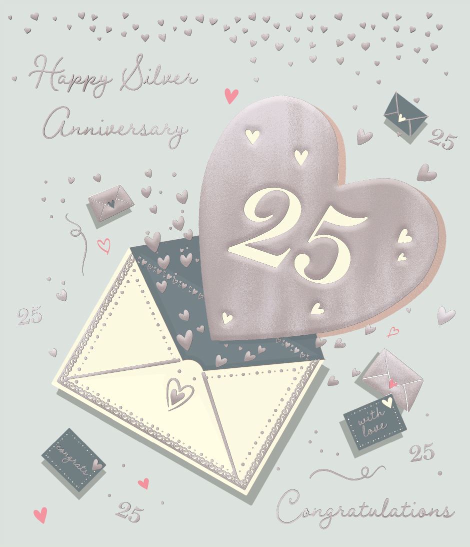 25th Anniversary Gifts & Cards