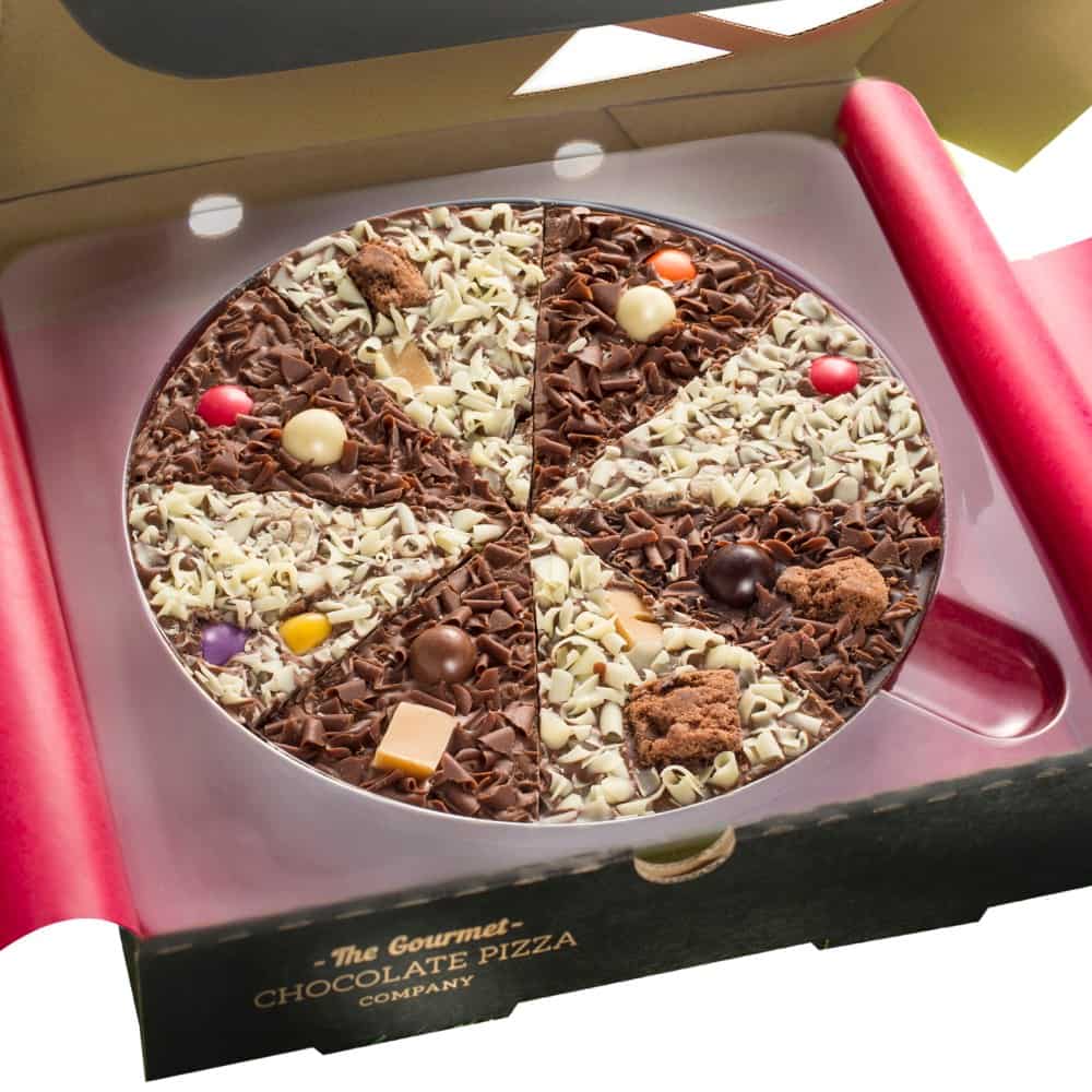 Chocolate pizzas 