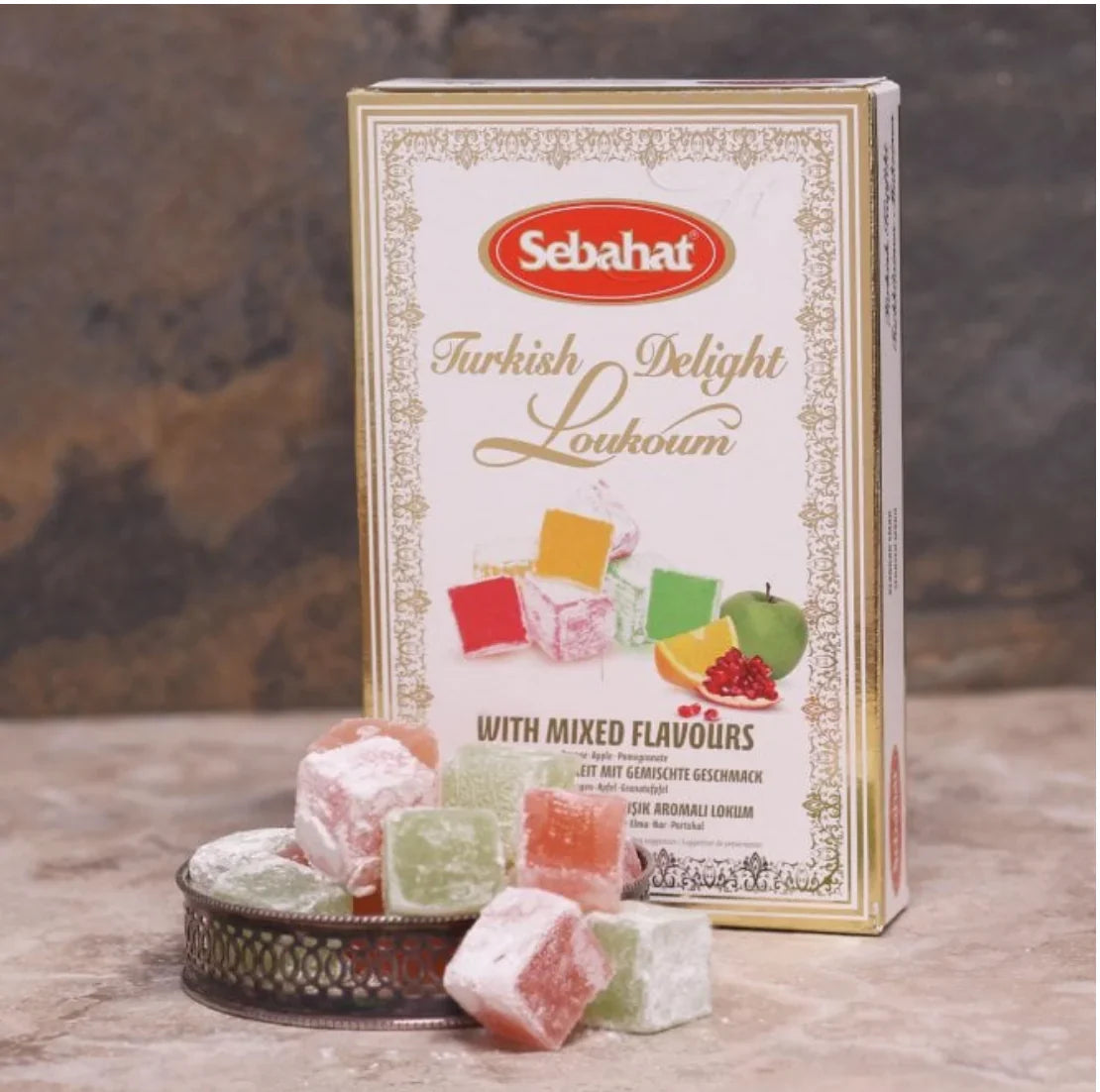 Our collection of traditional and exotic flavoured turkish delight selections are ideal to be given as presents for birthdays, on special occasions, or at Christmas.
