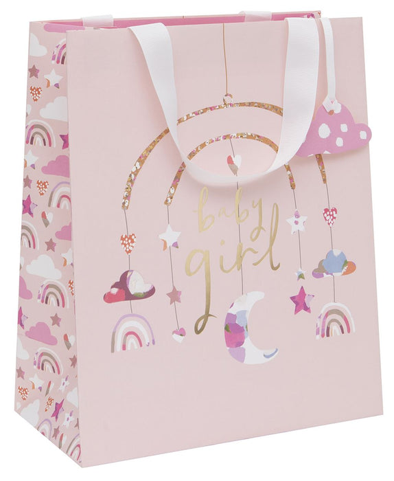 Glick New Baby Girl Large Gift Bag