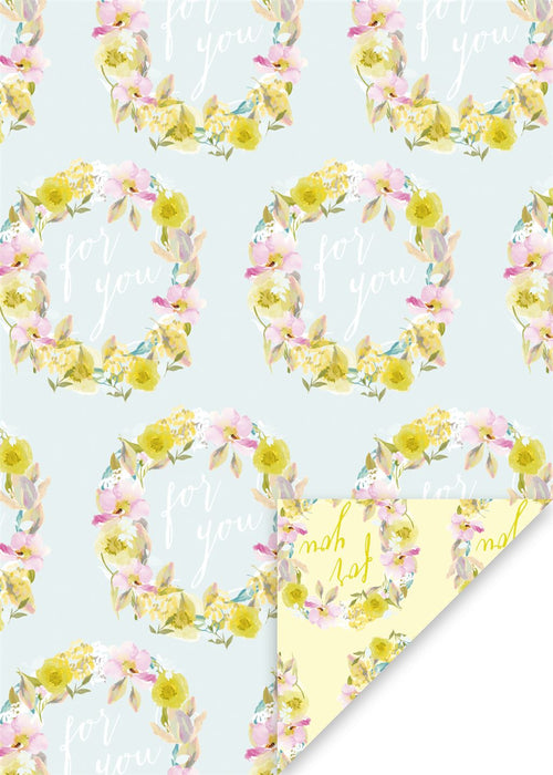 Glick Easter Wreath Wrapping Paper