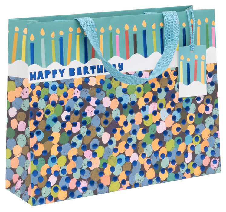 Glick Sapphire Spots Large Gift Bag