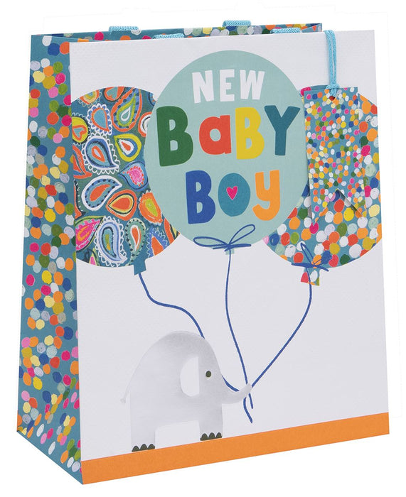 Glick New Baby Boy Large Gift Bag