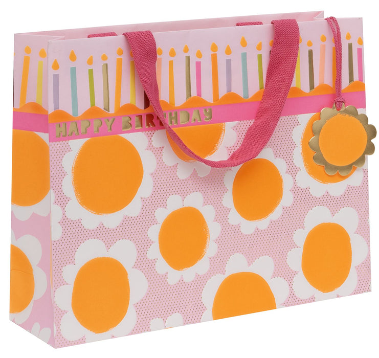 Glick Dazzling Daisies Landscape Large Gift Bag