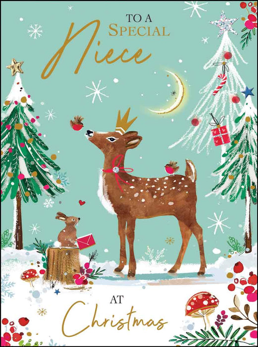Jonny Javelin 'Niece Deer' Christmas Card