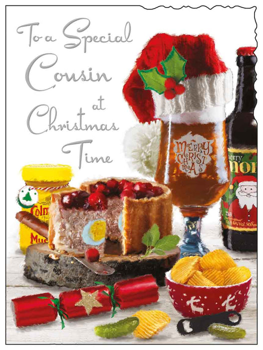 Jonny Javelin 'Cousin Pork Pie' Christmas Card