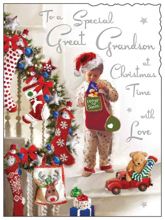 Jonny Javelin 'Great Grandson' Christmas Card