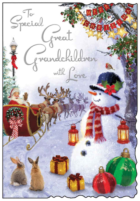 Jonny Javelin 'Great Grandchildren' Christmas Card