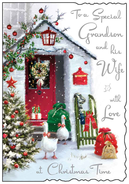 Jonny Javelin 'Grandson & Wife' Christmas Card