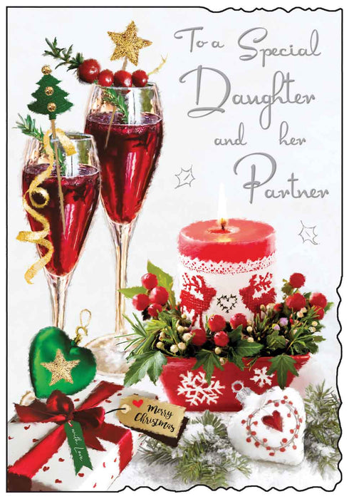 Jonny Javelin 'Daughter & Partner' Christmas Card