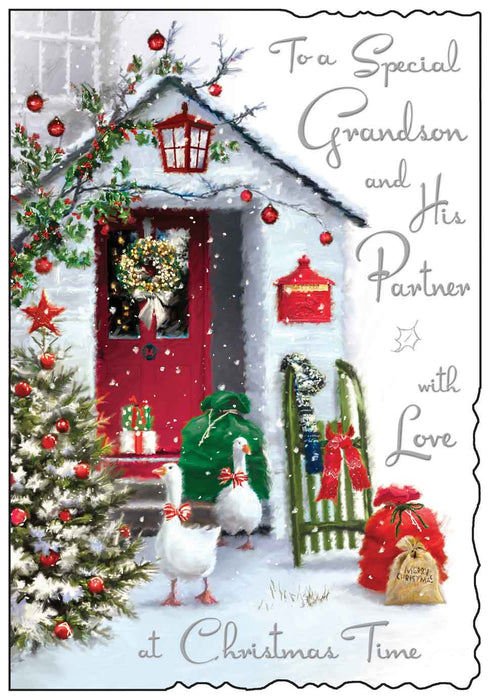 Jonny Javelin 'Grandson & Partner' Christmas Card