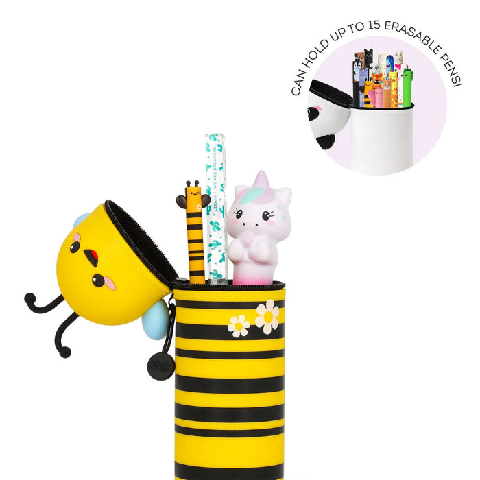 Legami Bee "Bee Different" 2-in-1 Silicone Pencil Case