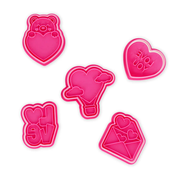 Legami Set of 5 Cookie Cutters - Cookie Time!