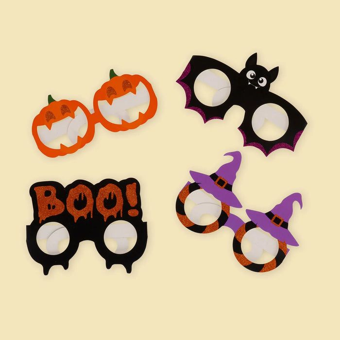 Legami Halloween Set of 8 Pairs of Paper Eyeglasses