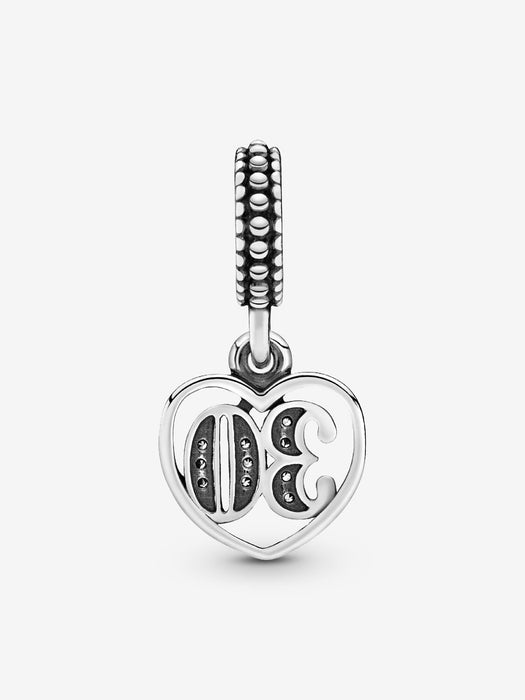 Pandora 30th Celebration Dangle Charm Sterling Silver