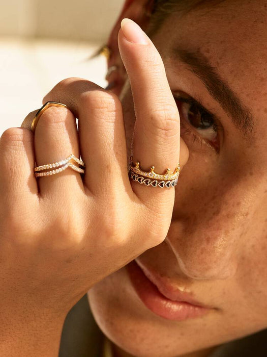 Pandora Band of Hearts Ring Sterling Silver