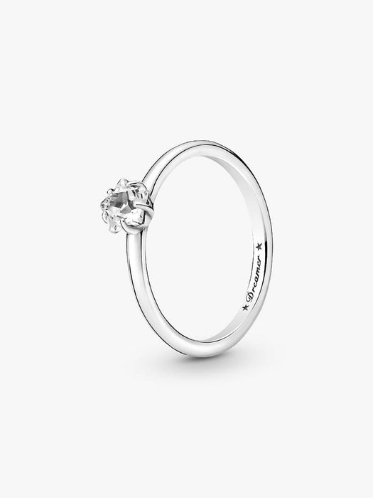 Pandora Celestial Sparkling Star Solitaire Ring Sterling Silver