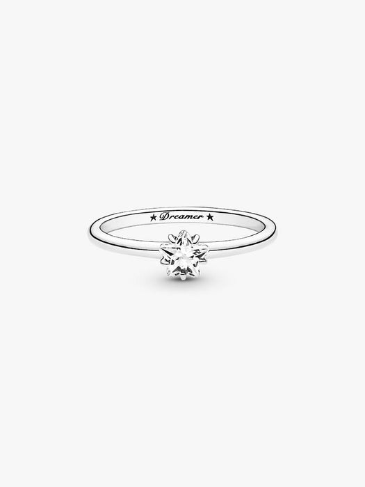 Pandora Celestial Sparkling Star Solitaire Ring Sterling Silver