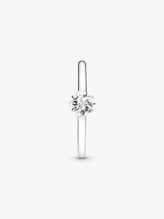 Pandora Celestial Sparkling Star Solitaire Ring Sterling Silver