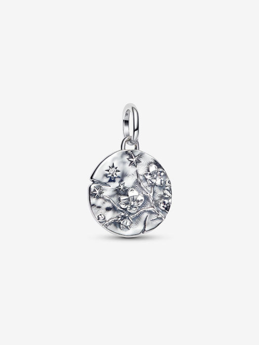 Pandora Cherry Blossom Medallion Charm