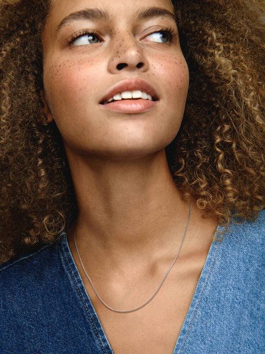 Pandora Curb Chain Necklace Sterling Silver