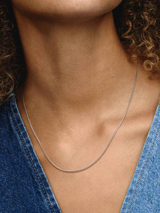 Pandora Curb Chain Necklace Sterling Silver