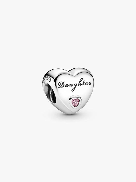 Pandora Daughter Heart Charm Sterling Silver