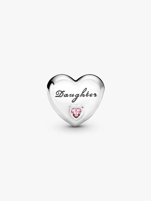 Pandora Daughter Heart Charm Sterling Silver