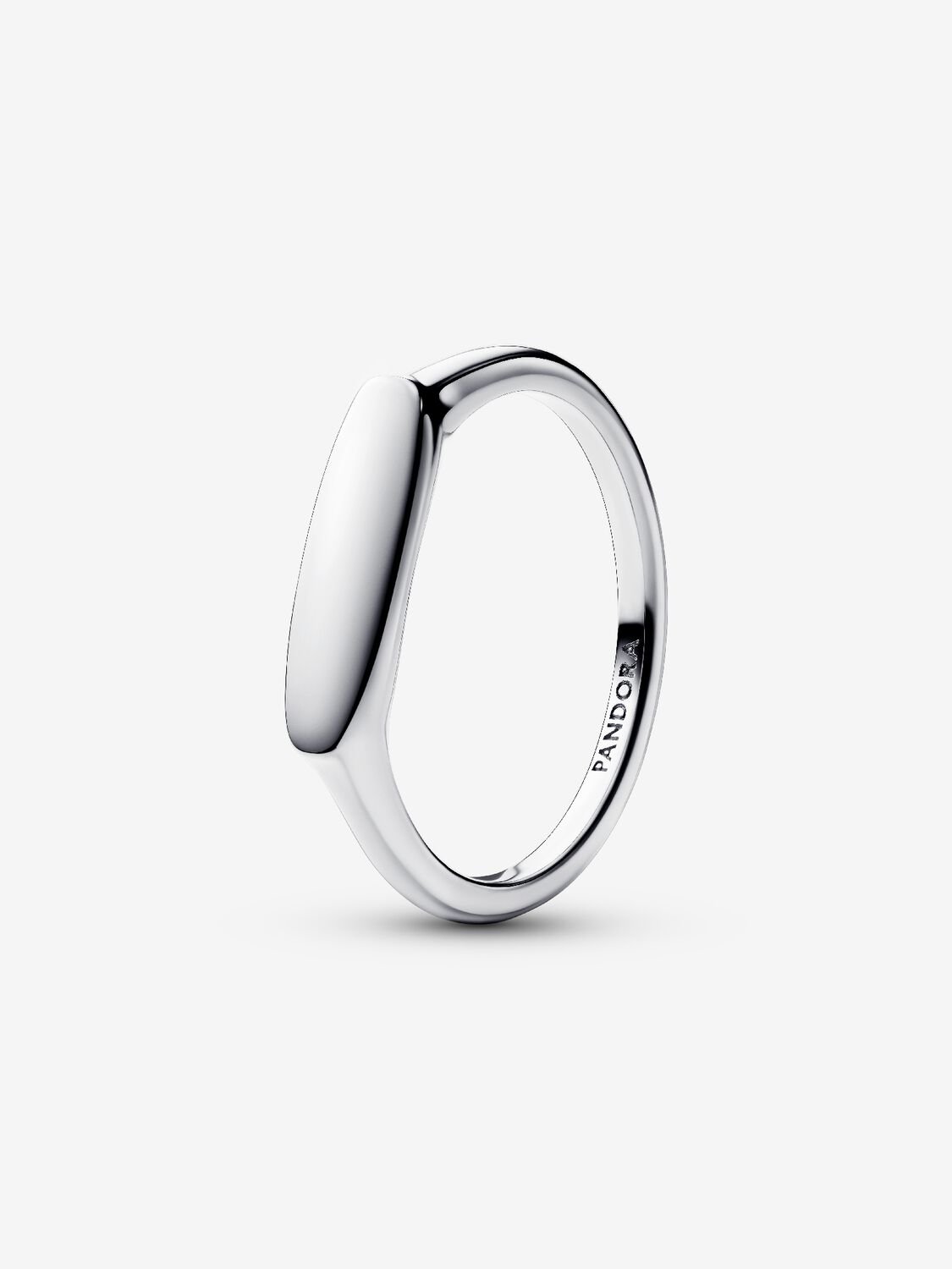 Pandora Engravable Bar Ring Sterling Silver — Maple Gifts