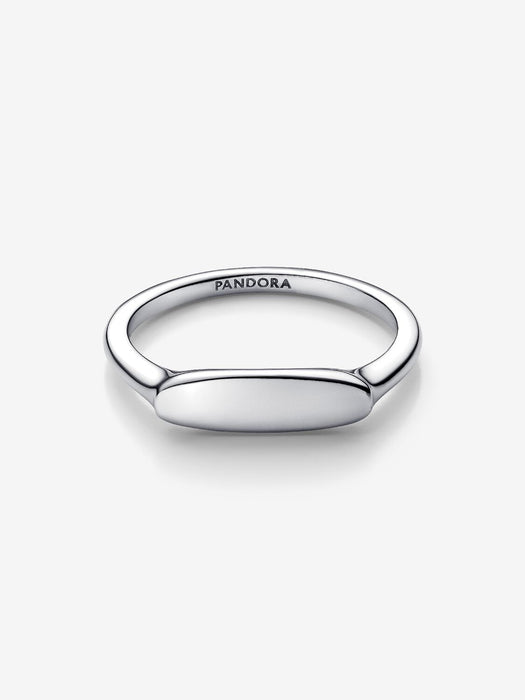 Pandora Engravable Bar Ring Sterling Silver