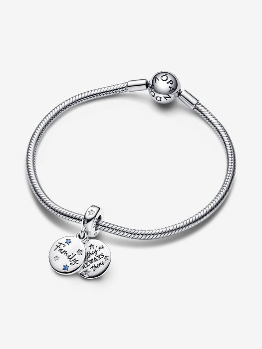 Pandora Family Love Double Dangle Charm Sterling Silver