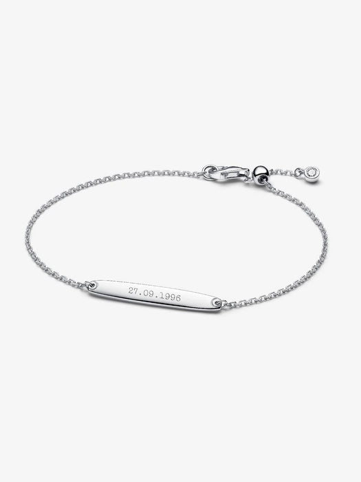 Pandora Engravable Bar Chain Bracelet